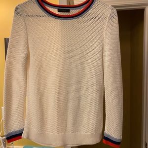 J Crew cream sweater. Size Small